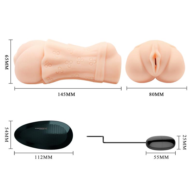 Crazy Bull - Masturbador Water Skin Vagina Con Bala Vibradora 2