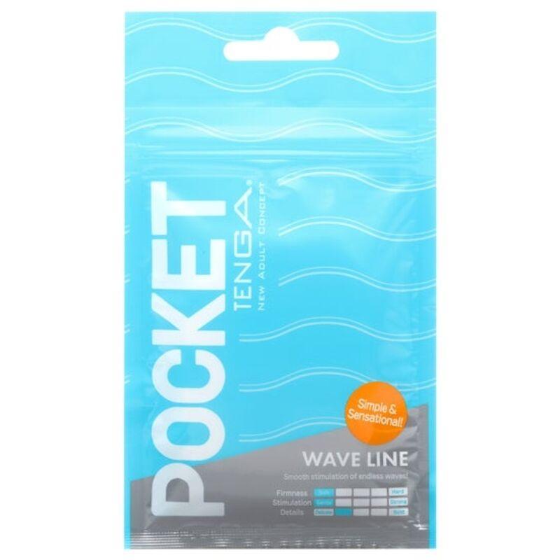 Tenga - Wave Line Masturbador Pocket