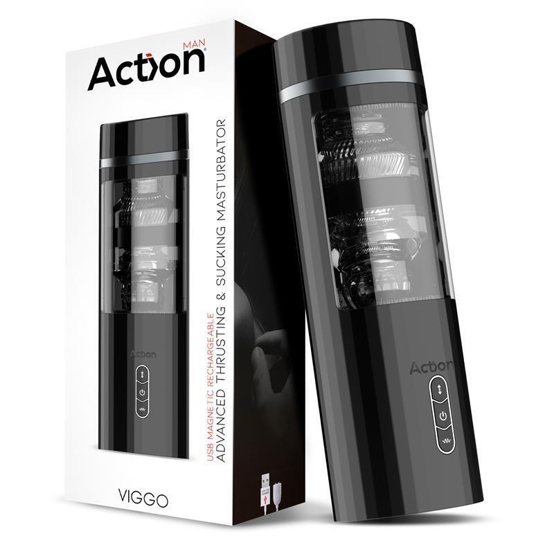 Masturbador Viggo  Advanced Con Up And Down Y Succión Usb