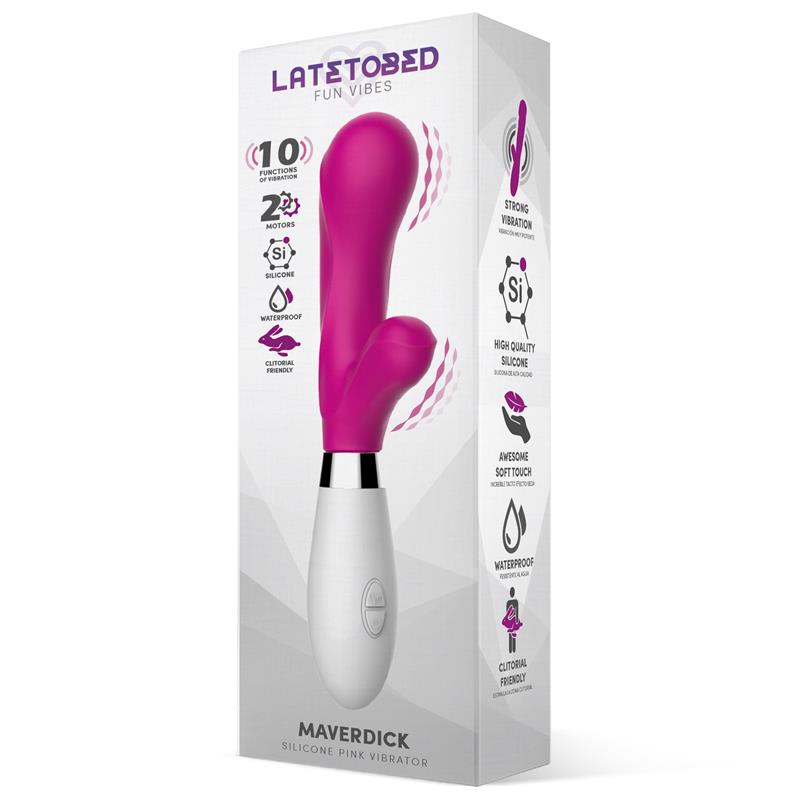 Vibrador Maverdick Silicona Rosa