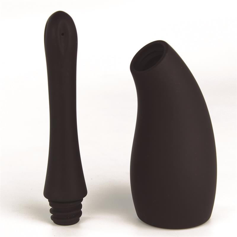 Ducha Anal Meticulous  Deluxe Silicona Negro