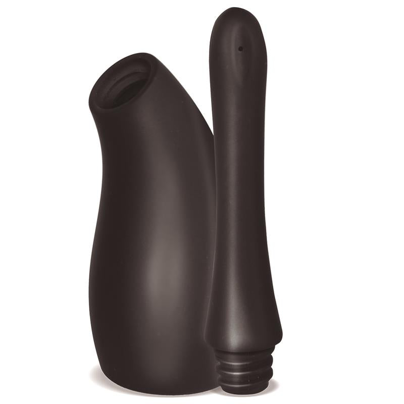 Ducha Anal Meticulous  Deluxe Silicona Negro
