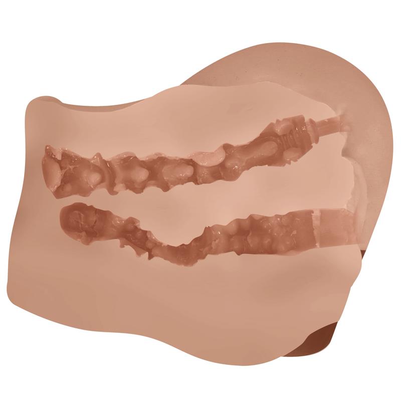 Crazy Bull - Mila Trasero Vibrador Con Vagina Y Ano Realístico Natural Control Remoto