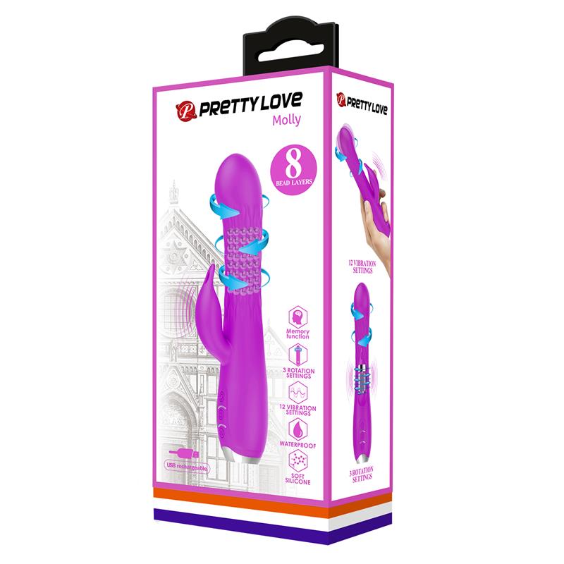 Pretty Love - Molly Vibrador Con Rotacion Recargable