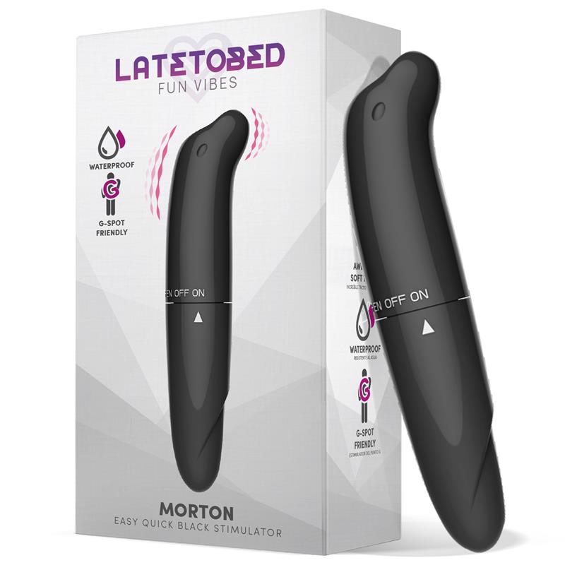 Vibrador  Morton Estimulador Easy Quick Negro