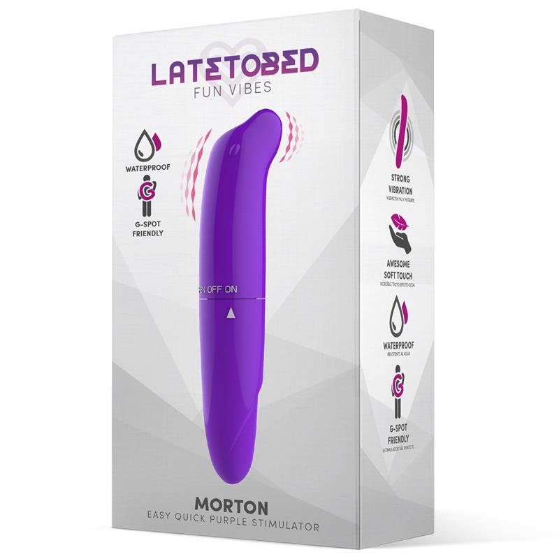 Vibrador Morton Estimulador Easy Quick Púrpura