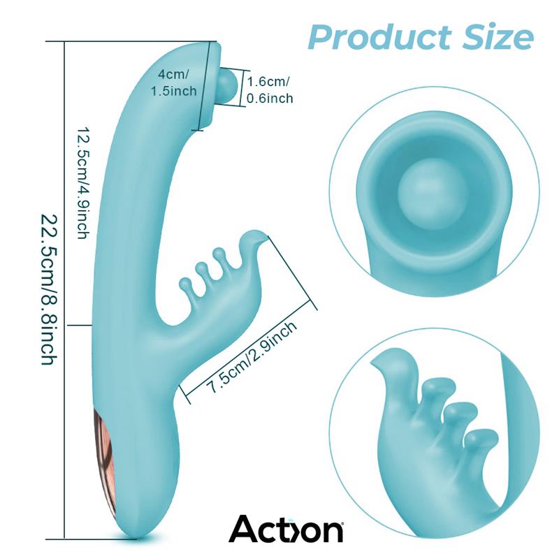 Vibración Doble Murly Soft Massaging Ball 360º Con  3 Motores