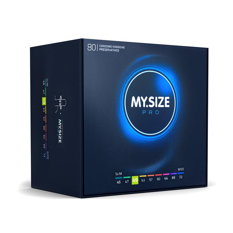 My Size - Pro Preservativos 49 Mm 80 Unidades