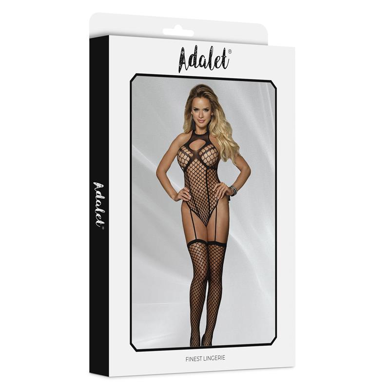 Naomi Bodystocking Con Liguero Talla (Interno):S/M