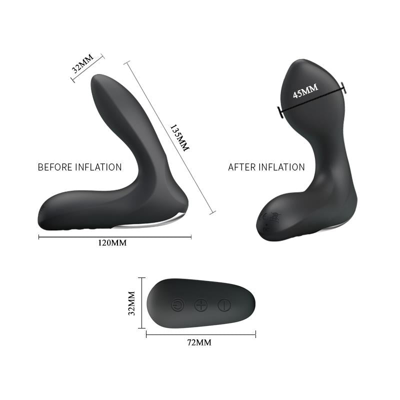 Plug Nasreddin Estimulador Anal Con Inflado Usb