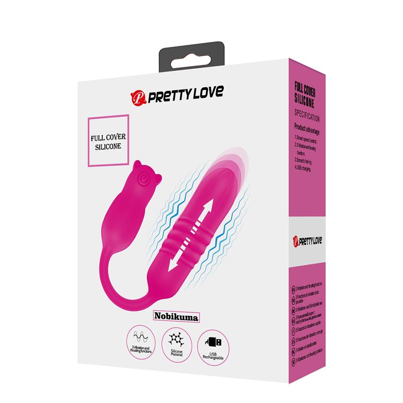 Bala Vibradora Pretty Love  De Silicona Rosa