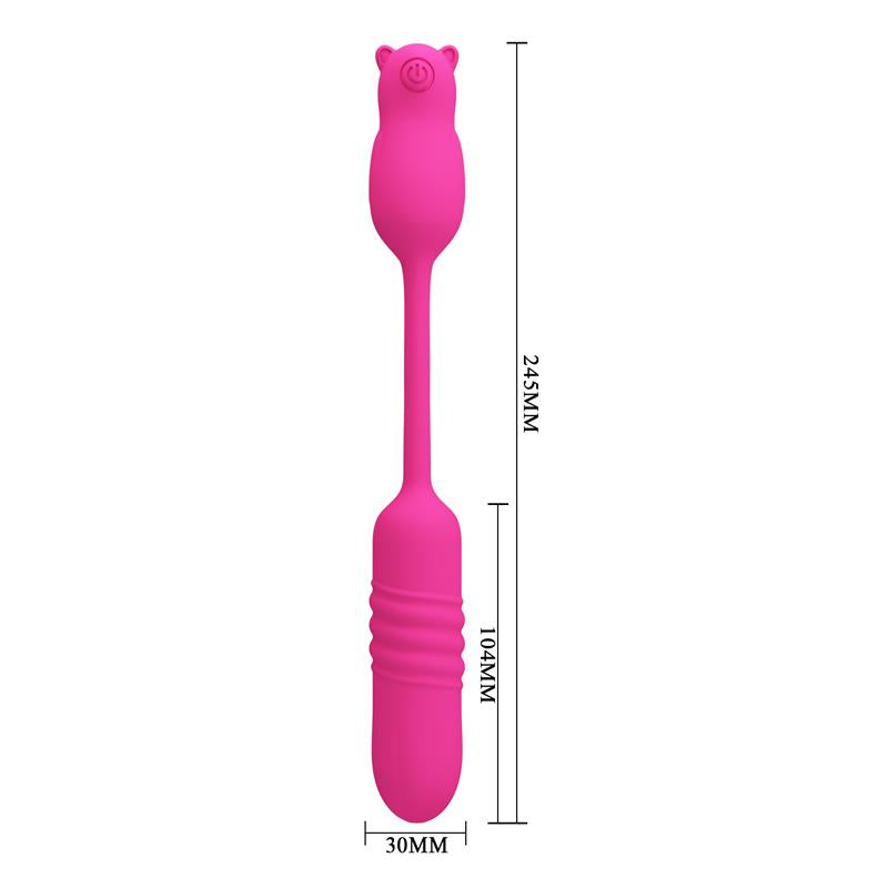 Bala Vibradora Pretty Love  De Silicona Rosa
