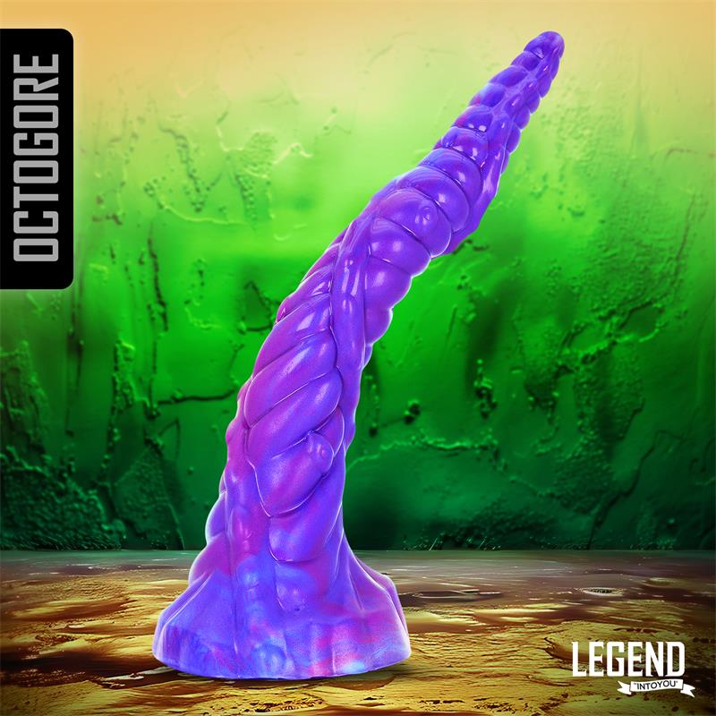 Octogore Dildo Unicornio Silicona Líquida 28 Cm