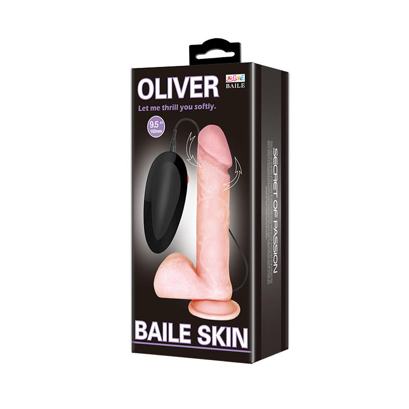 Baile - Vibrador Realistico Oliver Con Funcion Rotacion