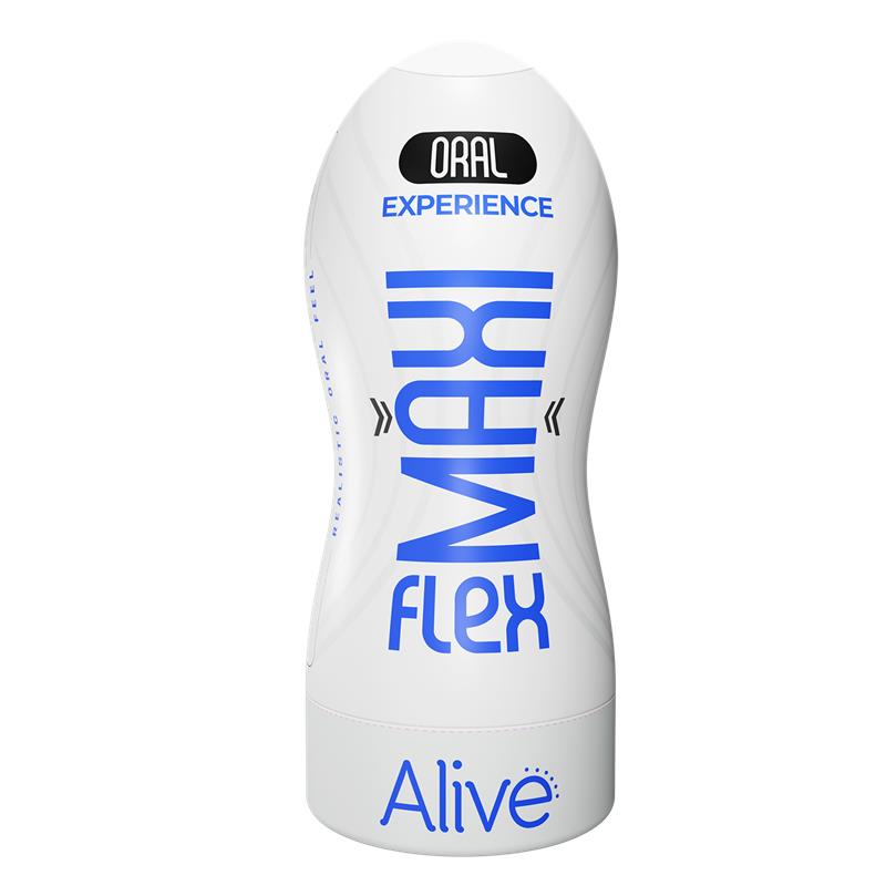 Alive - Maxi Flex Masturbador Masculino Boca Talla L