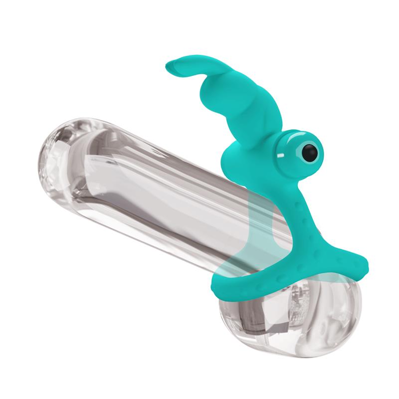 Pretty Love - Figgy Anillo Vibrador Rabbit Verde