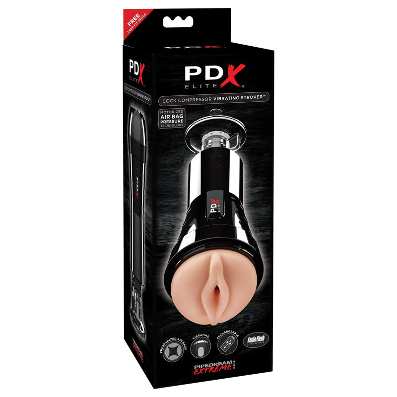 Pdx Elite Masturbador Vibrador Cock Compressor