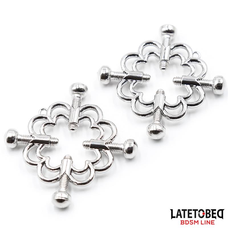 Pinzas De Metal Para Pezones Ajustables