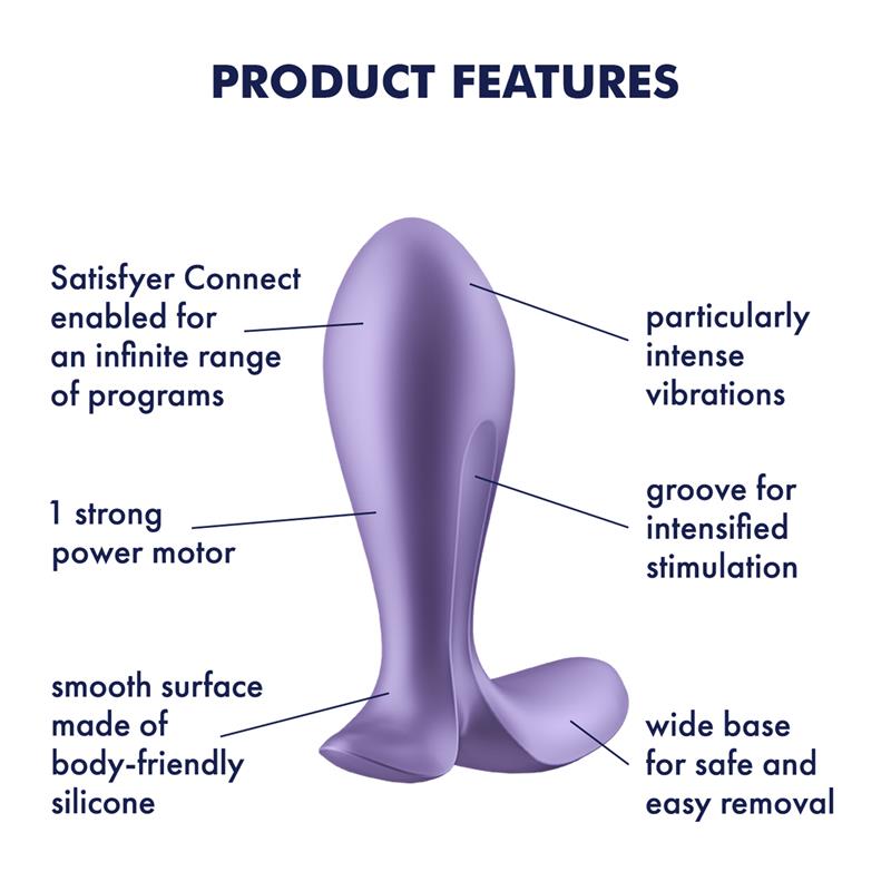 Satisfyer Intensity Plug - Morado