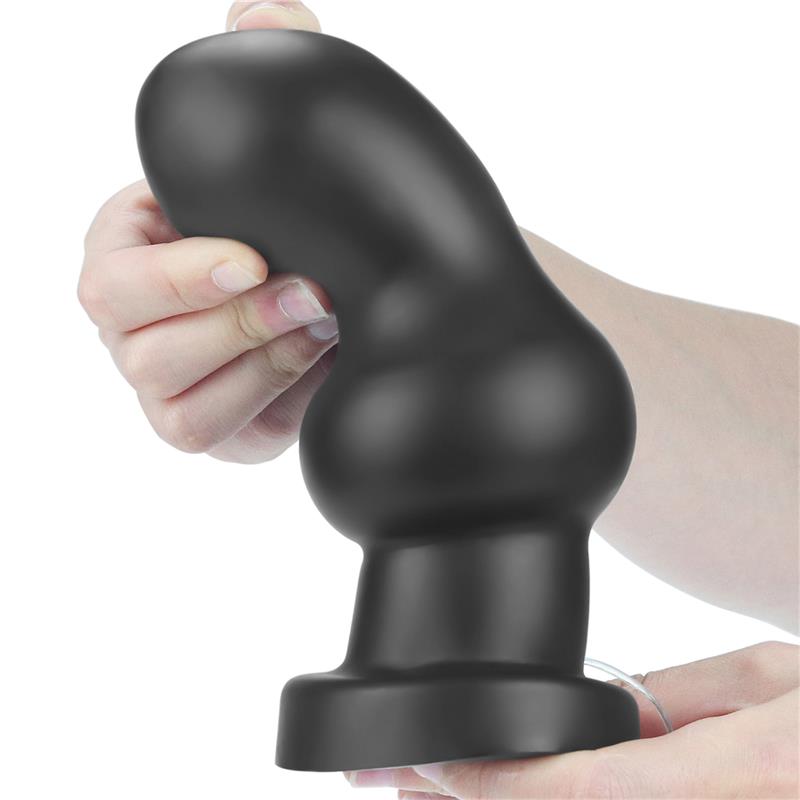 Plug Anal Con Vibración King Sized 7 Negro