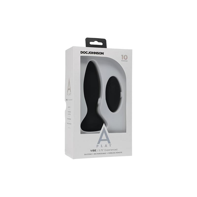 Plug Anal Con Vibración Vibe Experienced Negro