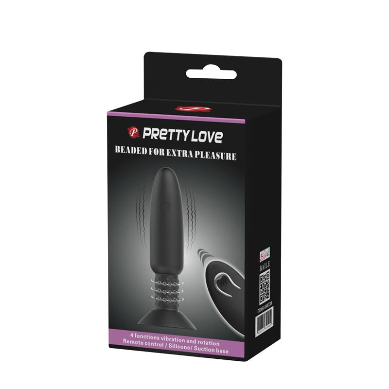 Plug Anal Con Vibración Y Rotación Con Control Remoto Usb