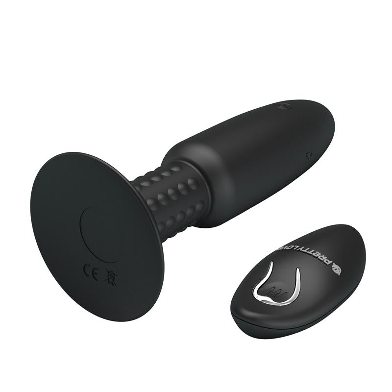 Plug Anal Con Vibración Y Rotación Con Control Remoto Usb