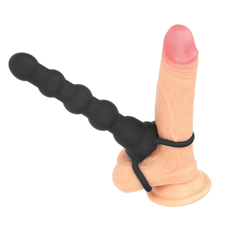 Plug Anal Double Prober Con Vibración Negro