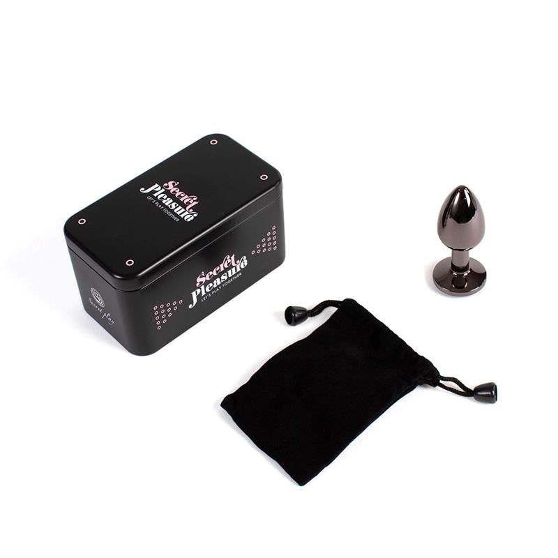 Secretplay - Gunmetal Butt Plug Talla S 7 Cm