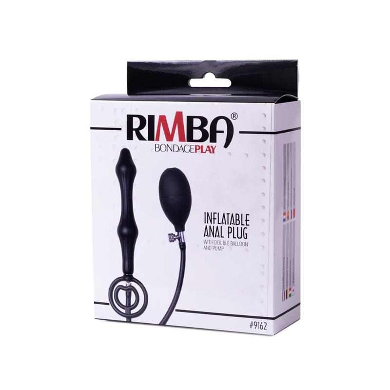 Plug Anal Inflable Con Doble Bomba
