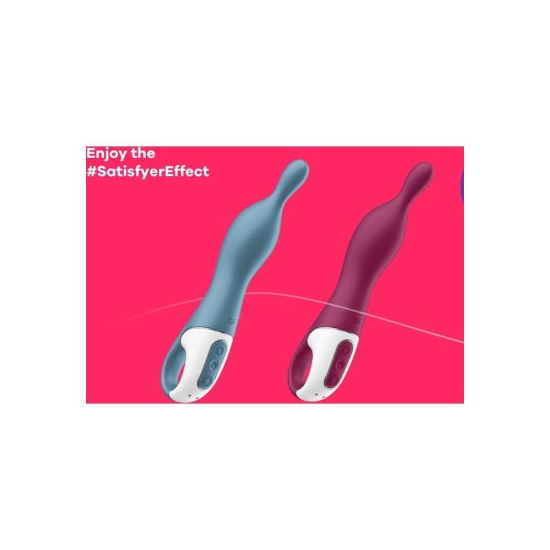 Plug  Anal Satisfyer A-Mazing 1 Vibrador Punto A - Azul