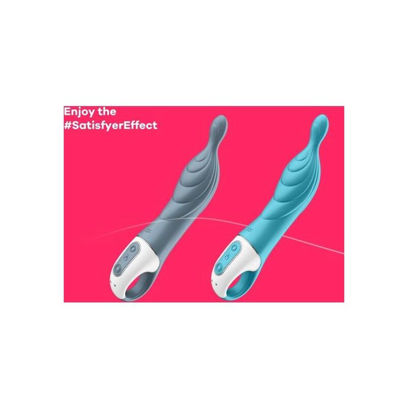 Plug  Anal  Satisfyer A-Mazing 2 Vibrador Punto A - Gris