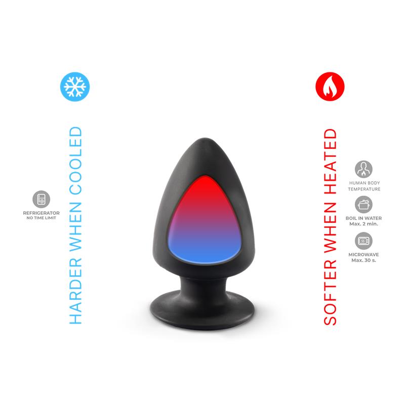 Silexd - Modelo 1 Plug Anal Silicona Premium Silexpan Premium Termorreactivo Talla M