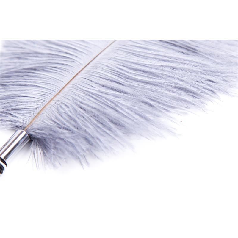 Plumas Estimuladoras 46 Cm Blanco/Negro