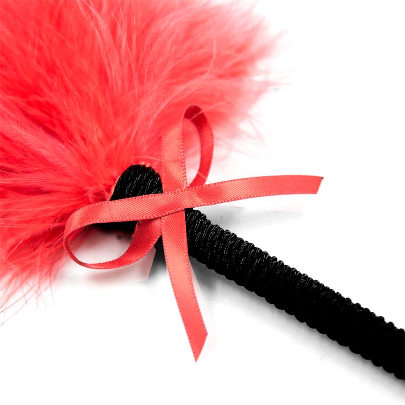 Plumero Con Lazo 25 Cm Rojo