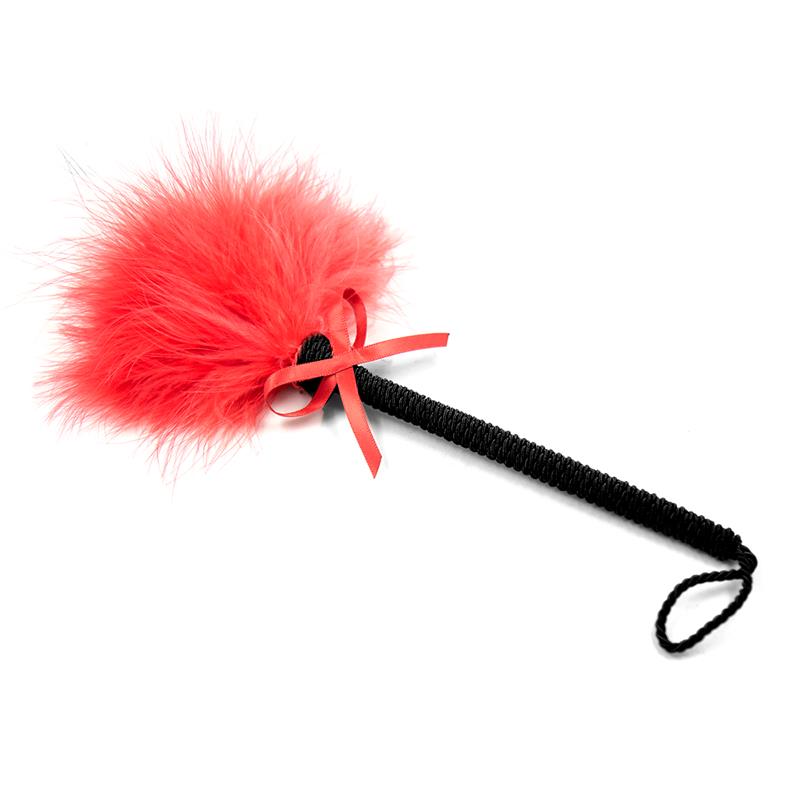 Plumero Con Lazo 25 Cm Rojo