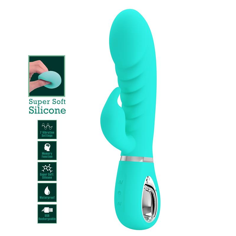 Pretty Love - Prescott Vibrador Punto G Multifunción Verde Agua