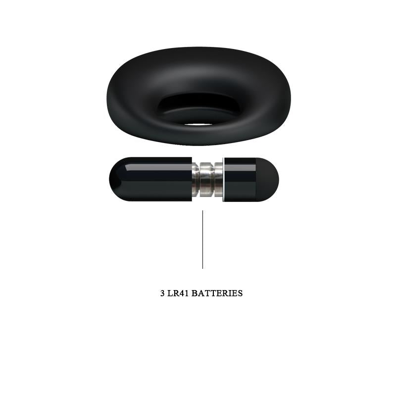 Anillo Vibrador Trap De Pretty Love - Negro