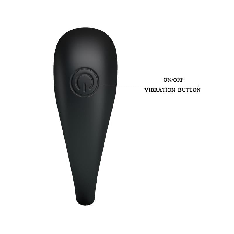 Anillo Vibrador Trap De Pretty Love - Negro