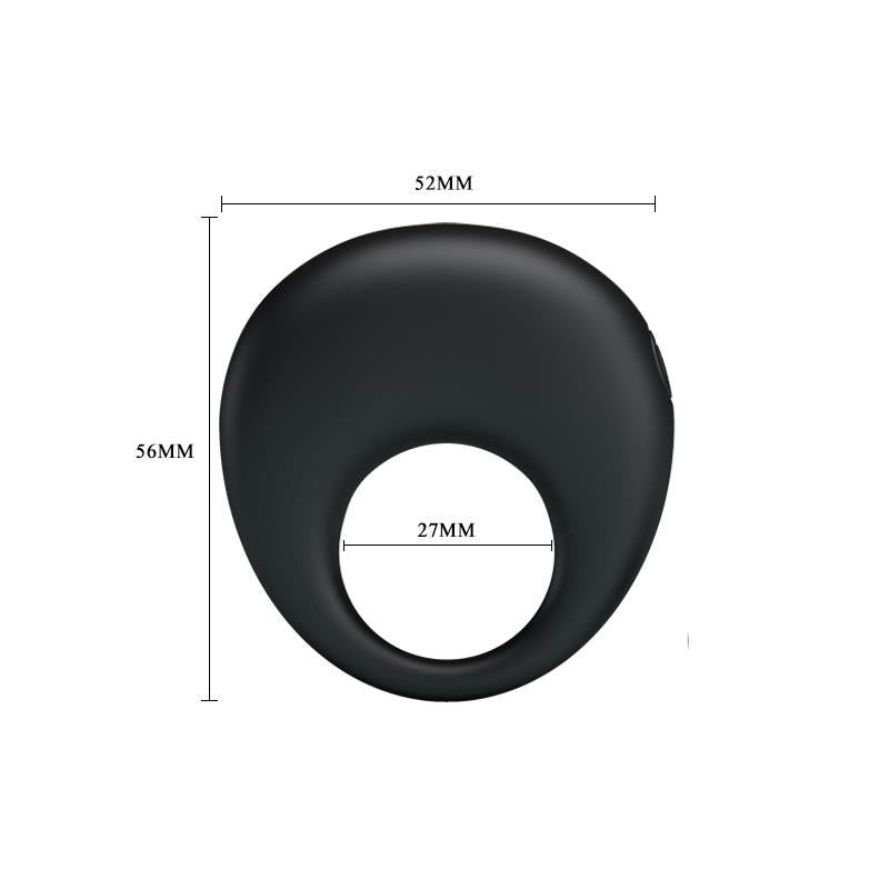 Anillo Vibrador Trap De Pretty Love - Negro