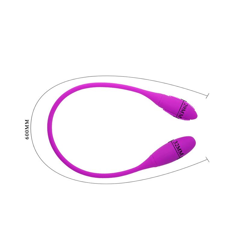 Pretty Love Huevos Vibradores Snaky Vibe Color Púrpura