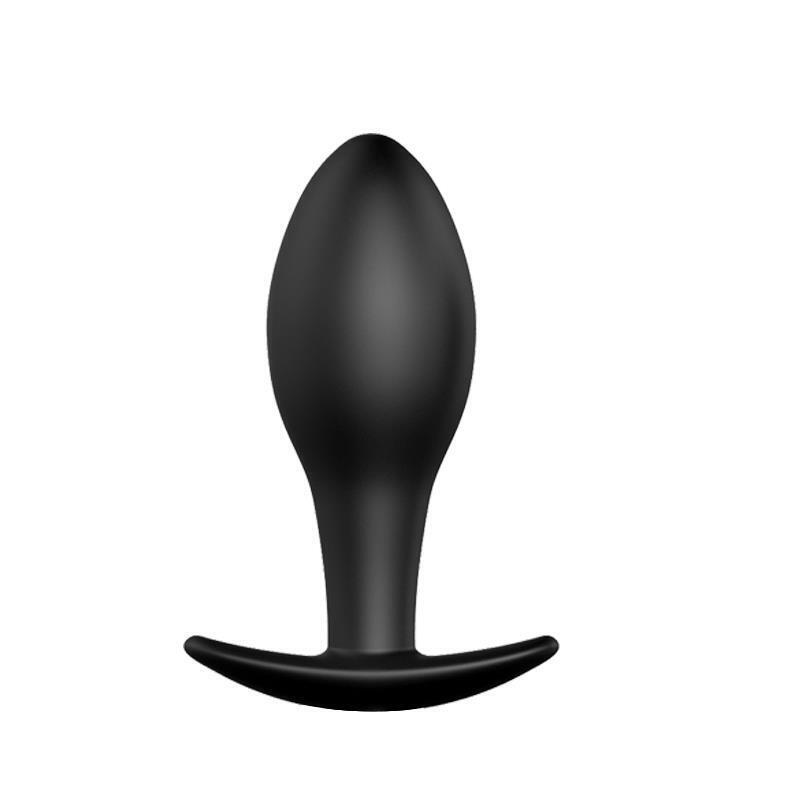 Pretty Love - Plug Anal Silicona Ancla 8.5 Cm Negro