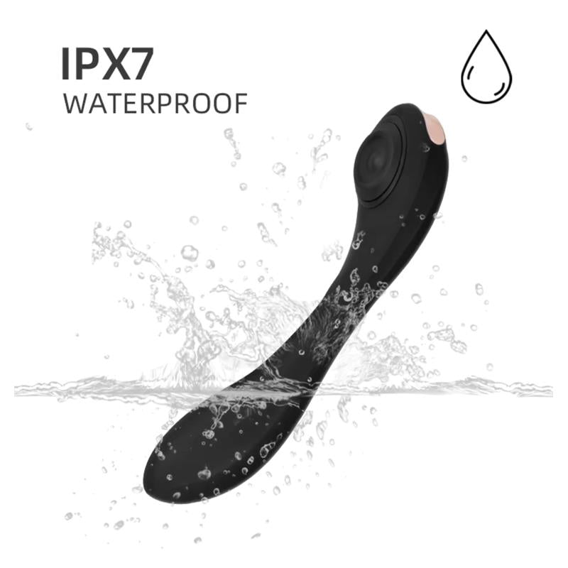 Pulsar Vibrador Con Esqueleto Articulado Silicona Usb