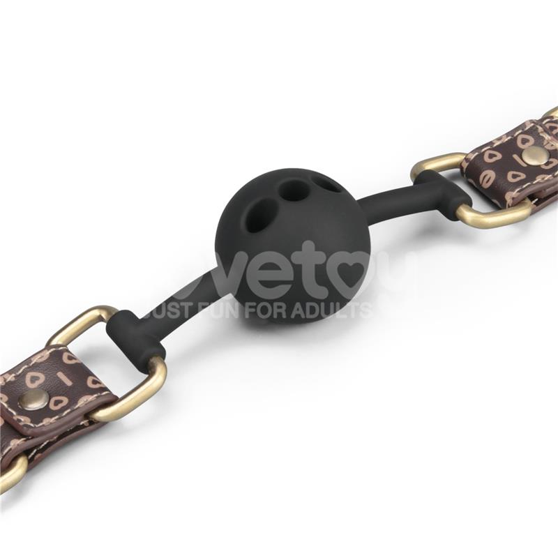 Rebellion Reign Mordaza De Bola De Silicona Transpirable