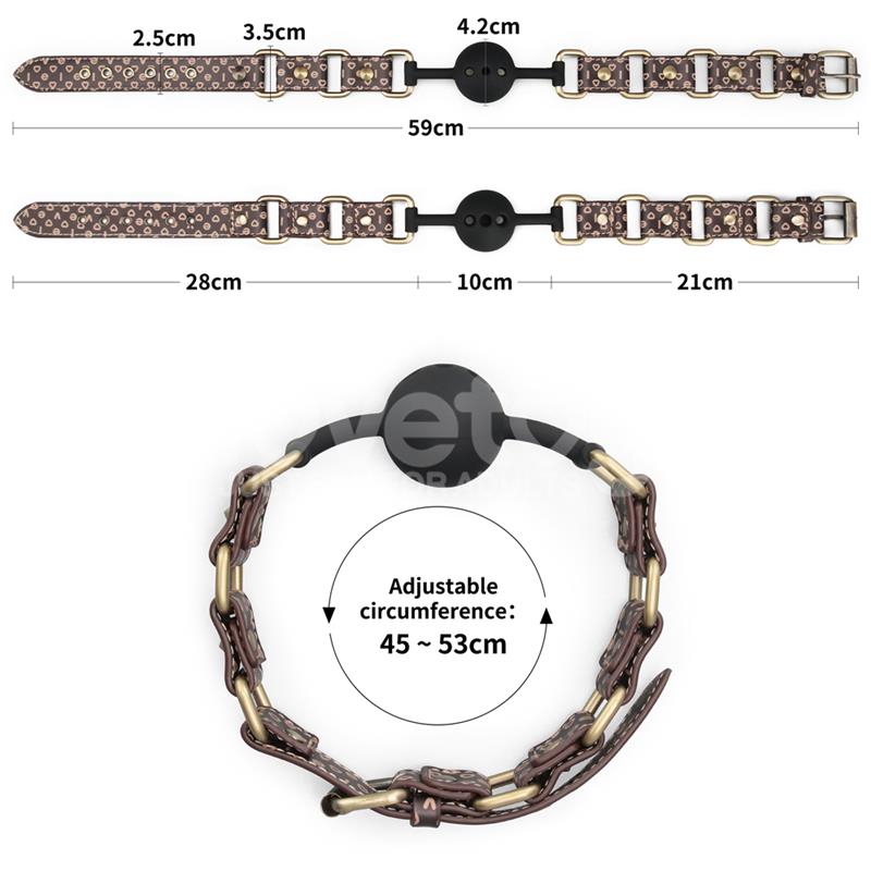 Rebellion Reign Mordaza De Bola De Silicona Transpirable