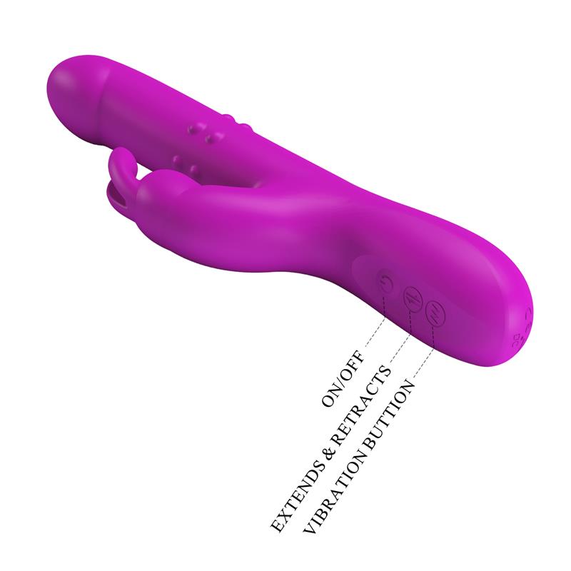 Pretty Love - Reese Vibrador Con Rotación Morado