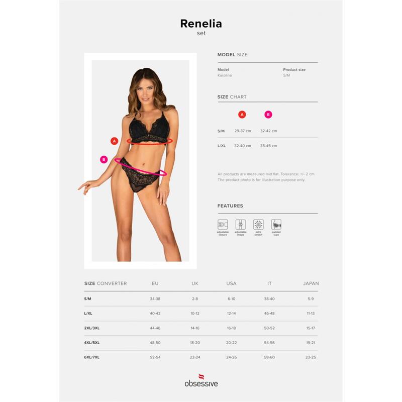 Obsessive - Renelia Set Dos Piezas S/M