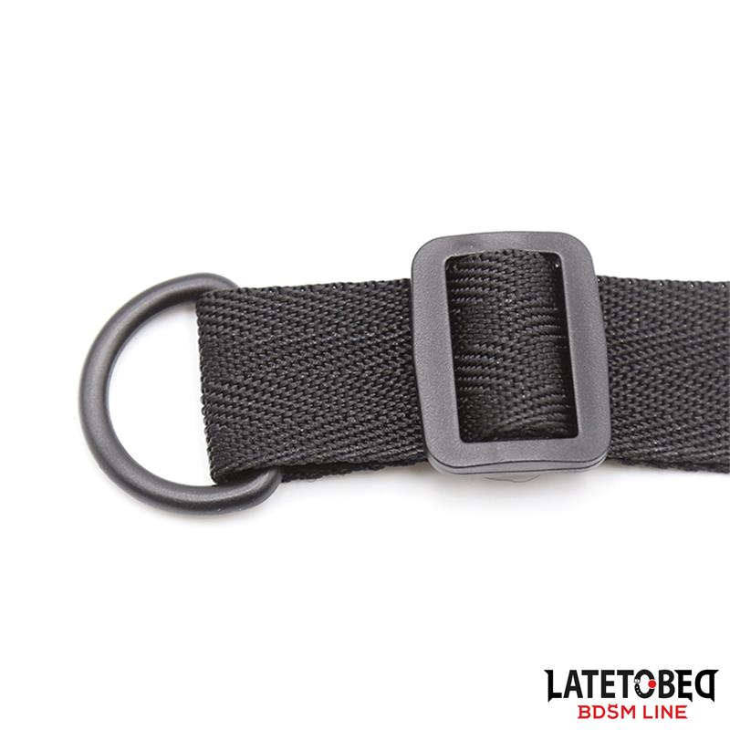 Restricciones Para La Cama Con Antifaz Esposas Ajustables Y Desmontables