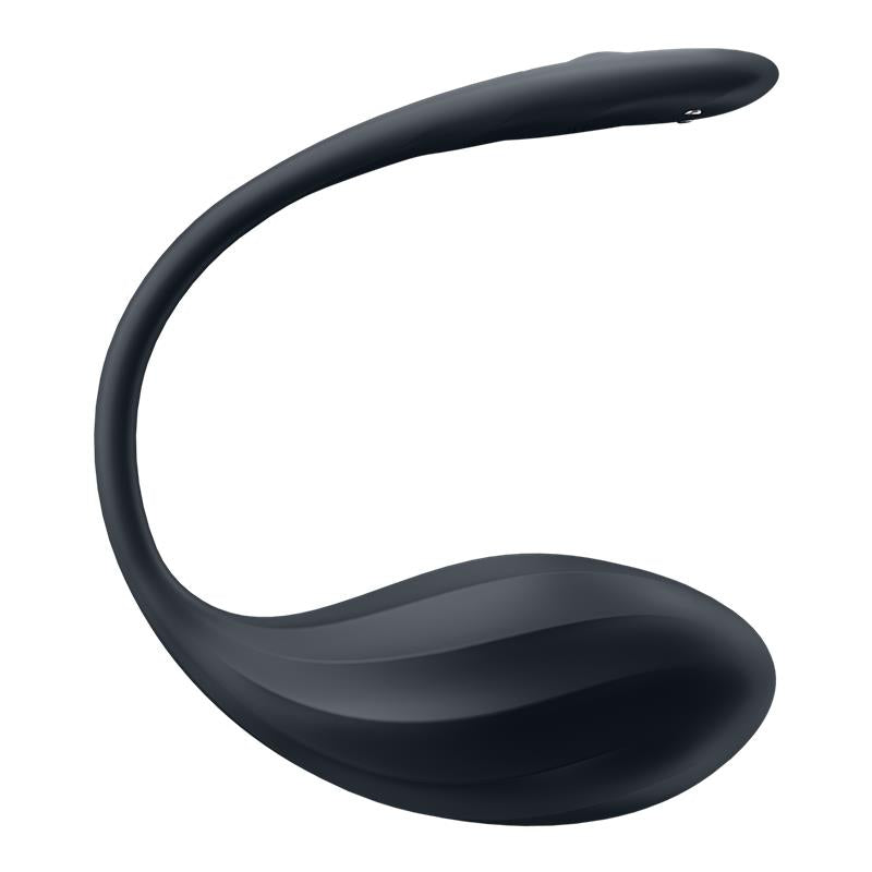 Satisfyer - Ribbed Petal Estimulador Punto G Control Remoto Negro App Gratuita