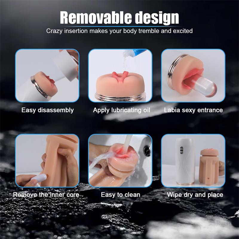 Riley Masturbador Masculino Automático Vibración Y Succión